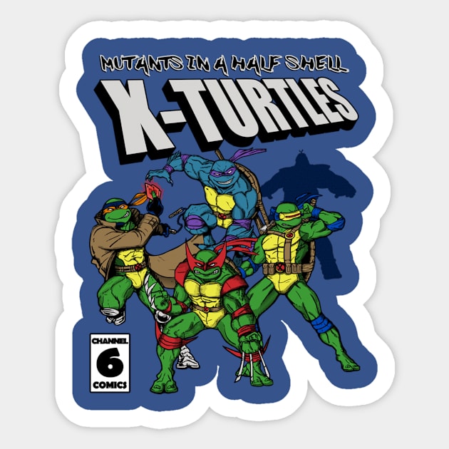 X-Turtles Mutants in a half shell Sticker by LegendaryPhoenix